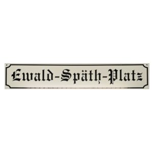 Straßenschild - privat - nostalgisch